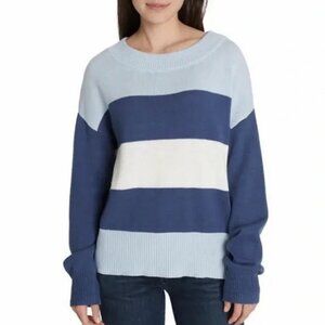 Lucky Brand Striped Crew Neck Sweater